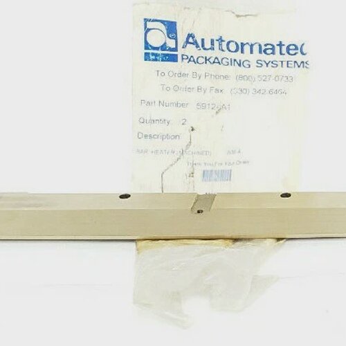 NEW AUTOMATED PACKAGING SYSTEMS 59124A1 MACHINED HEATER BAR