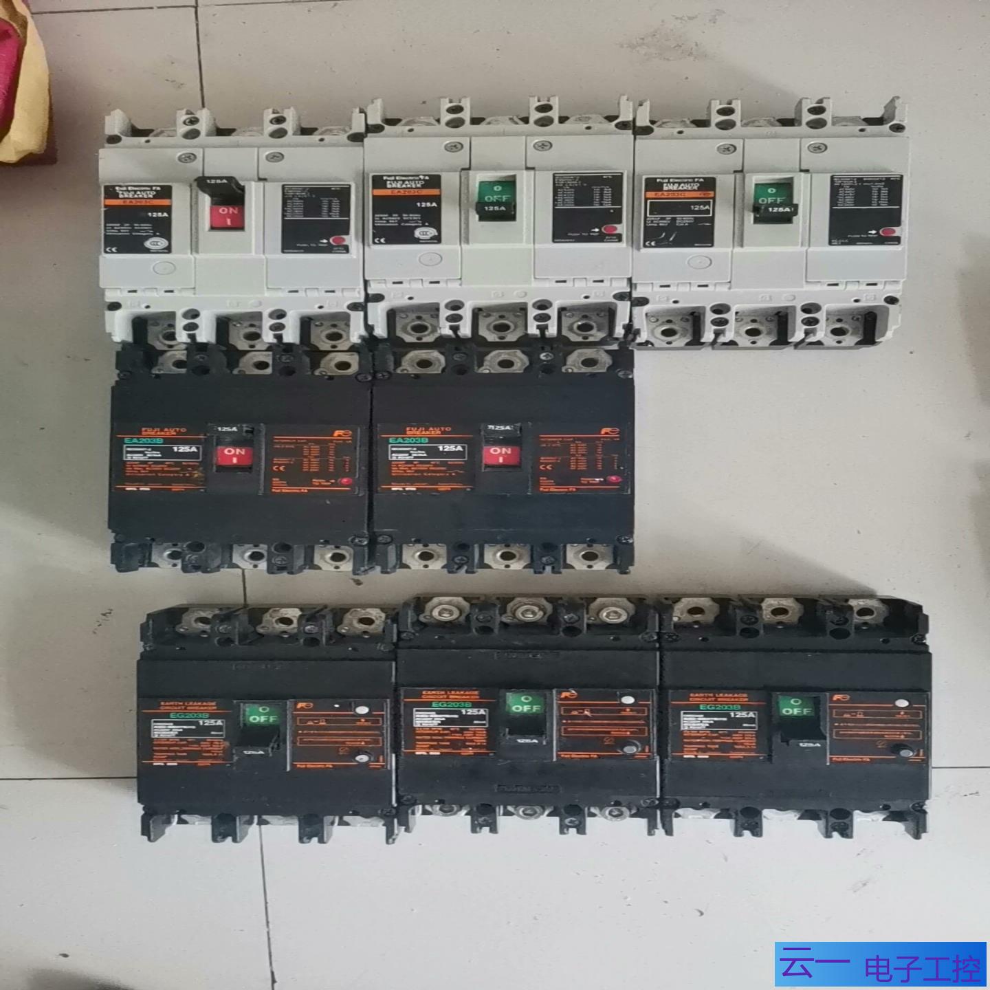 进口富士EA203B断路器漏保16台货完；议价