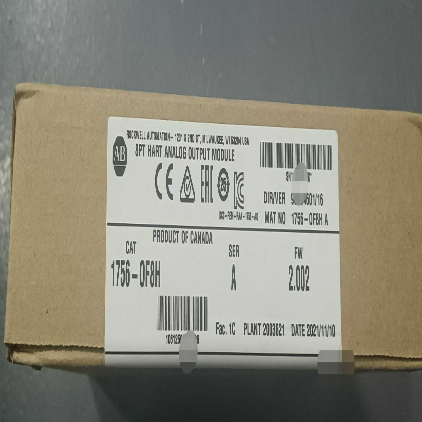 AB罗克韦尔1756-OF8H询价