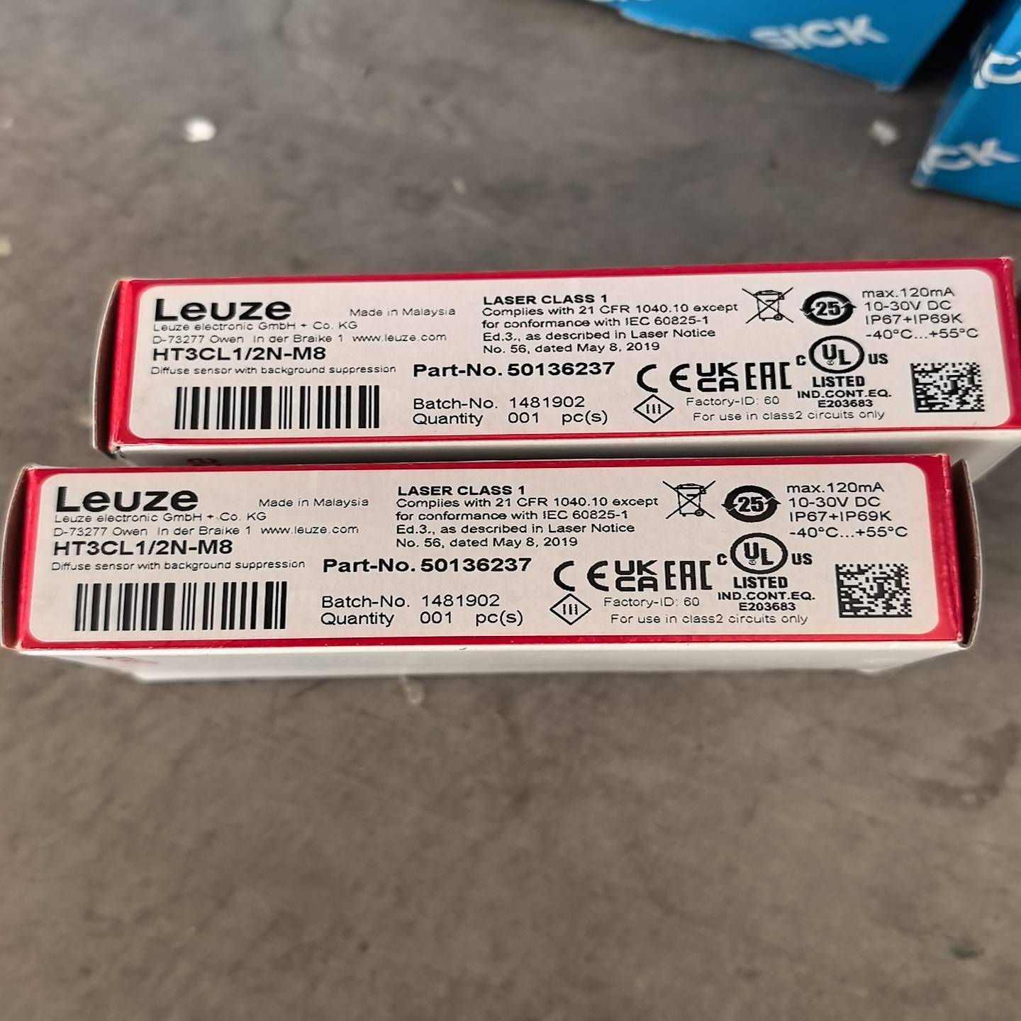 劳易测HT3CL1/2N-M8传感器50136237--议价商品