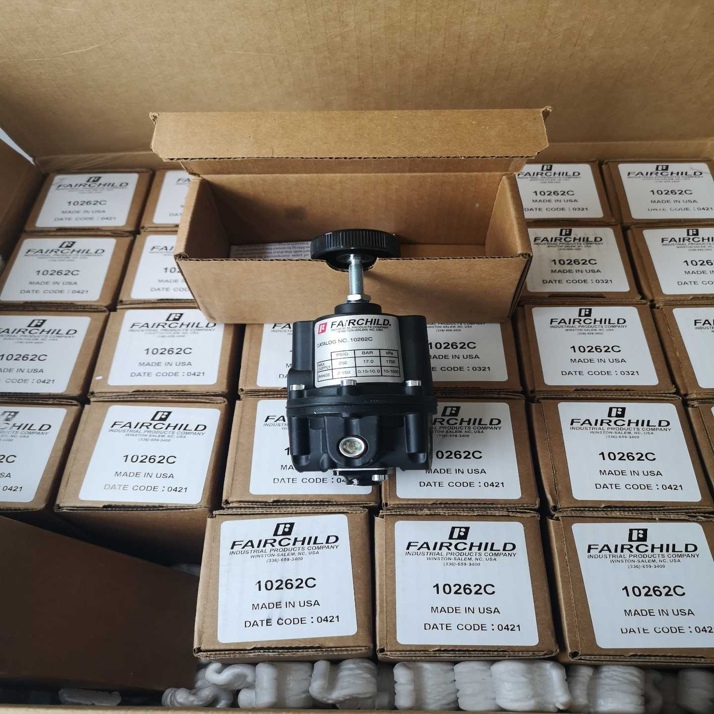 美国FAIRCHILD仙童调压阀10262C，全新原装，顺丰--议价商品
