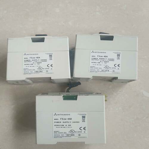 三菱plc模块FX2N-4DAFX2N-4AD三菱正-议价