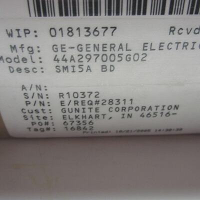 Reparado GENERAL ELECTRIC 44A297005G02 PC Tabla