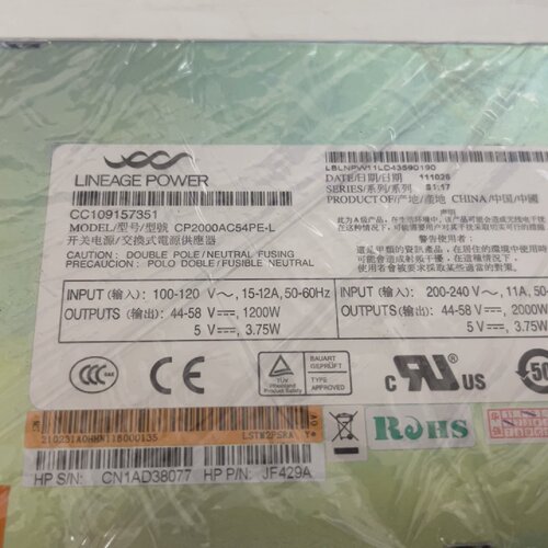 溢价-Lineage Power CP2000AC54PEL