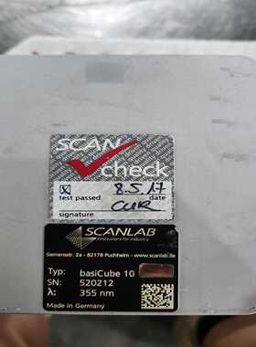 德国SCANLab振镜。施肯拉振镜，10光斑一个，355nm适用