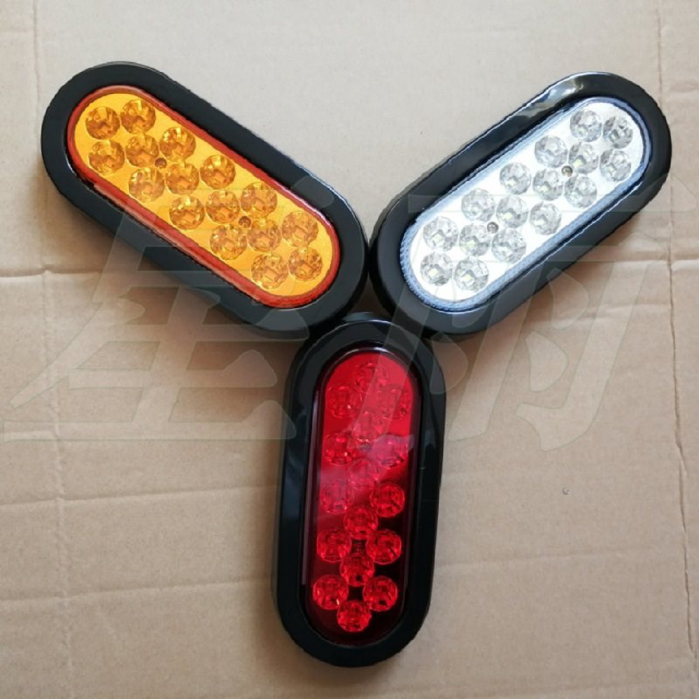 大货车中集挂车卡车边灯LED12V24V10-30V宽电压车身腰侧灯示宽灯