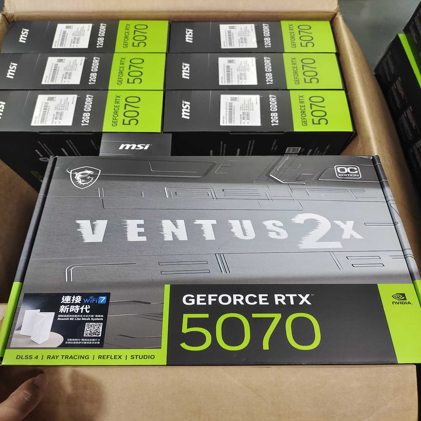全新微星RTX5070万图师2XOC显卡，12G大显存，双--议价商品