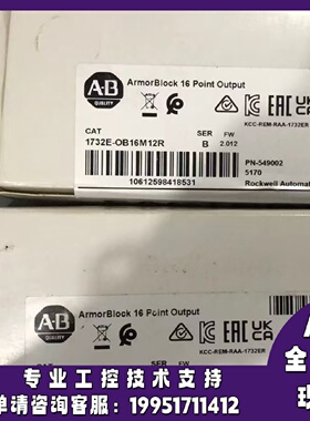 议价1732E-OB16M12DR罗克韦尔AB控制器正品质量售後1732EOB16M12D