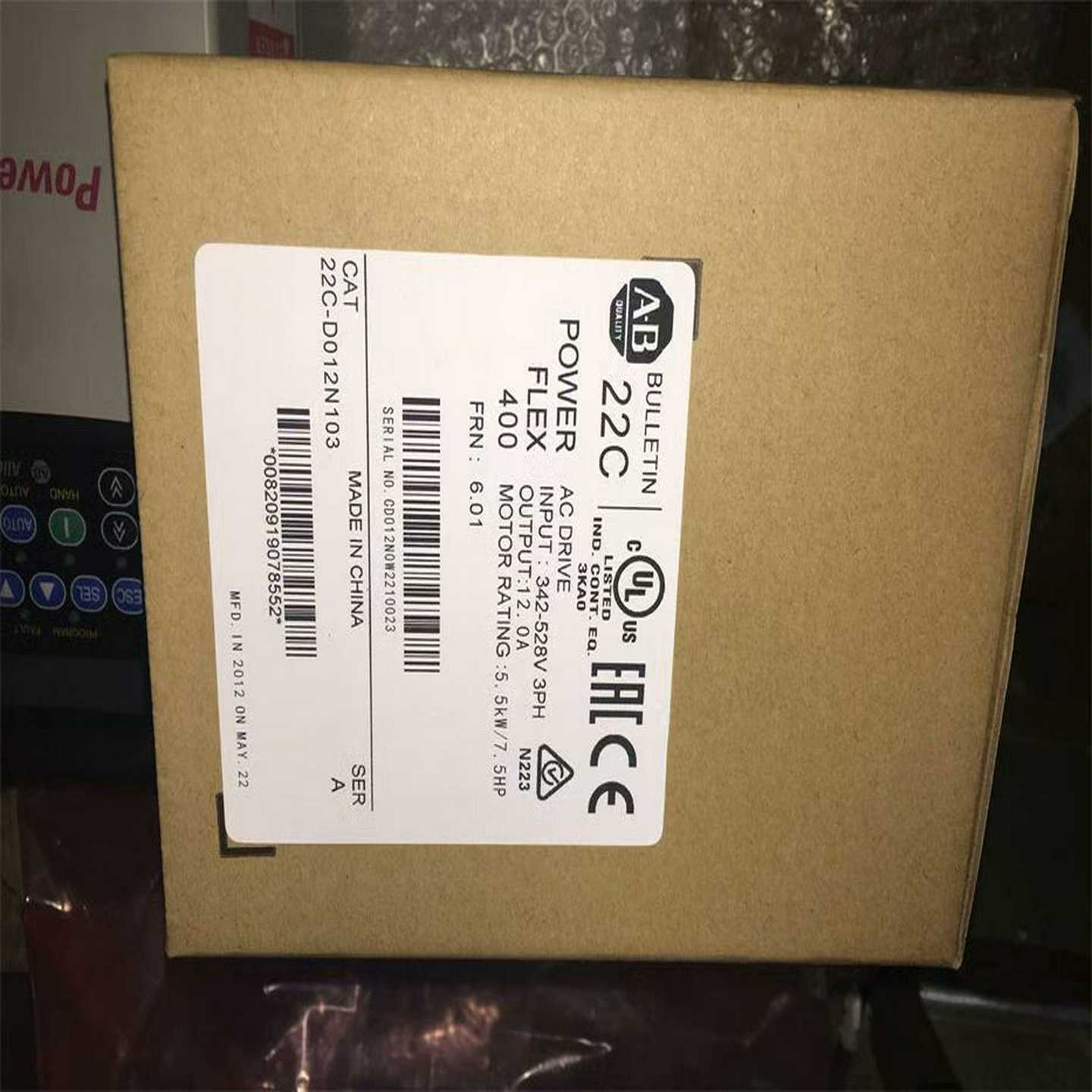 询价-AB变频器22C-D012N10322p-d012n103
