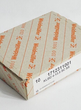 议价Weidmller 1712311001 Klbue 413.5 Sc Ss  Inhalt10 Stck  N