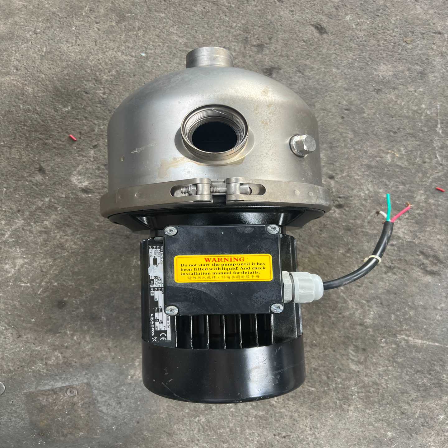 格兰富CHI4-40不锈钢水泵增压泵，三相电，4.5立方28--议价商品