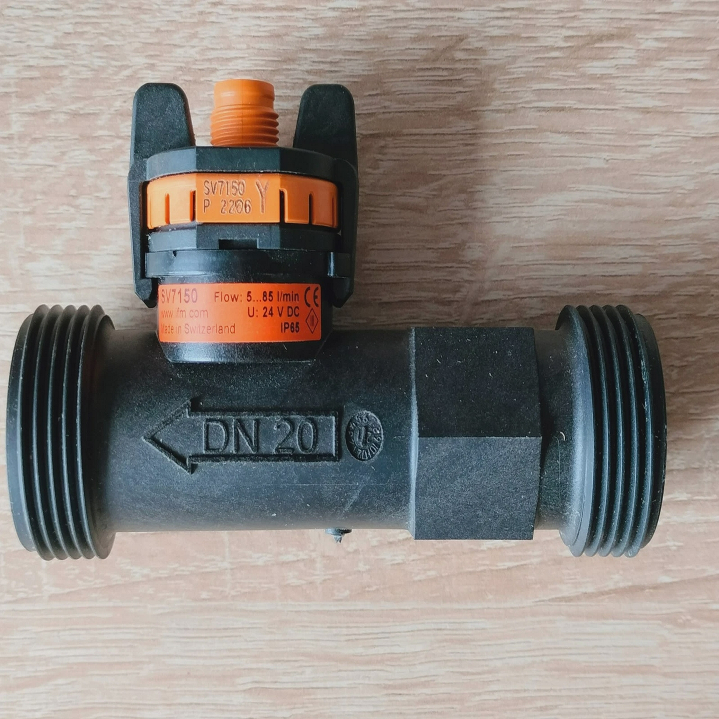 IFMSV7150VortexFlowMeterDN20585L/min4–20mA24VDC