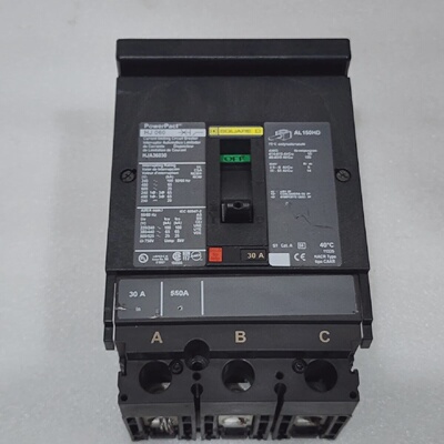 SQUARE D HJA36030 30A CIRCUIT BREAKER 480VAC 250VDC  WITHOUT