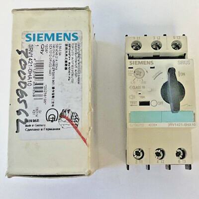 SIEMENS 3RV14210HA10 COMBINATION MOTOR CONTROL 0.550.8A