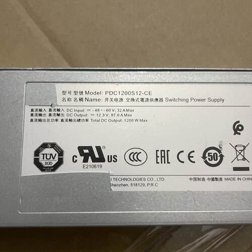 电源PDC1200S12-CE交换机供应器模块， 2-议价