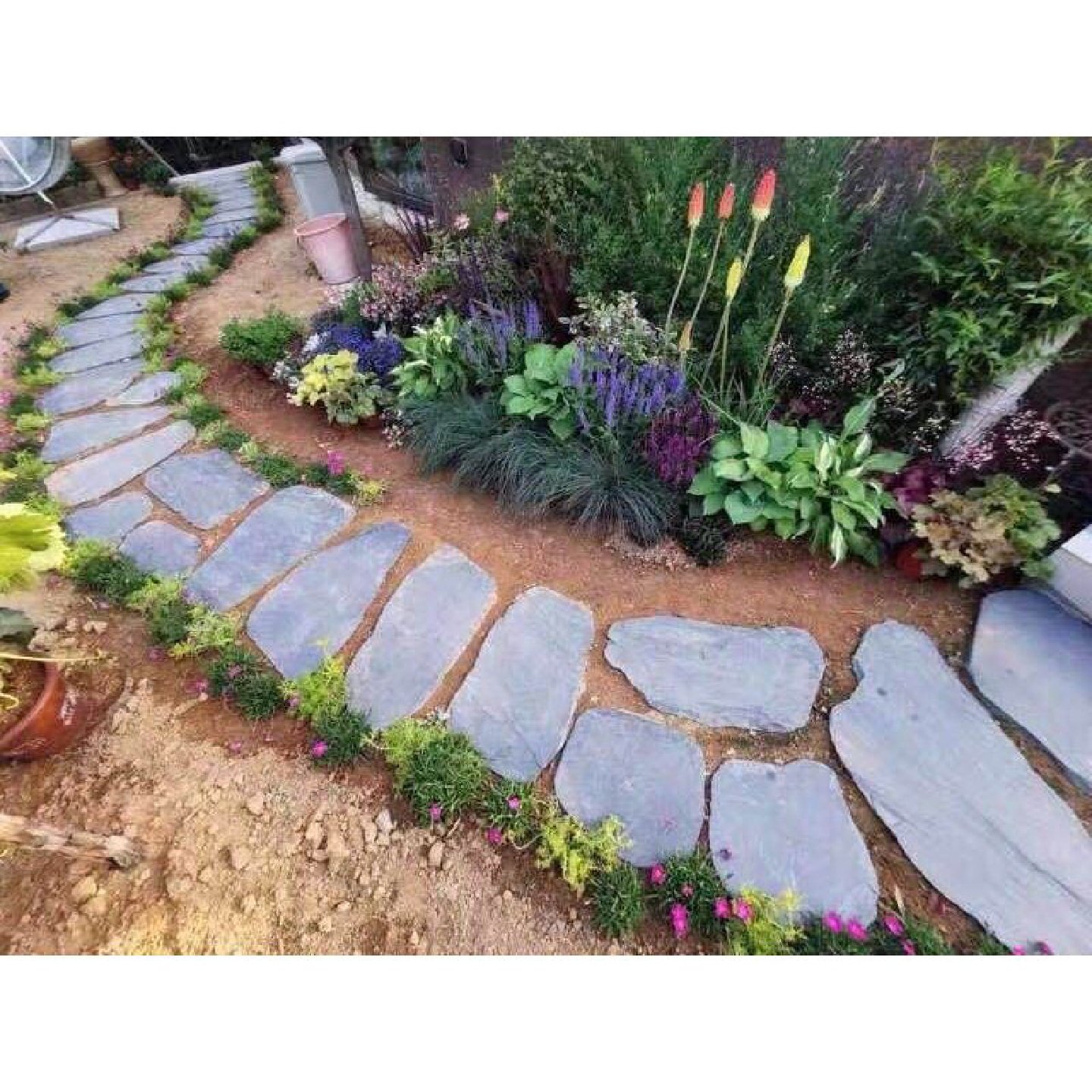 天然青石板庭院踏步花园草坪垫脚院子园林铺路汀步石户外黑色地砖,家装主材,仿古砖（包括文化石）,淘宝优惠券,粉丝福利购,淘宝优惠卷