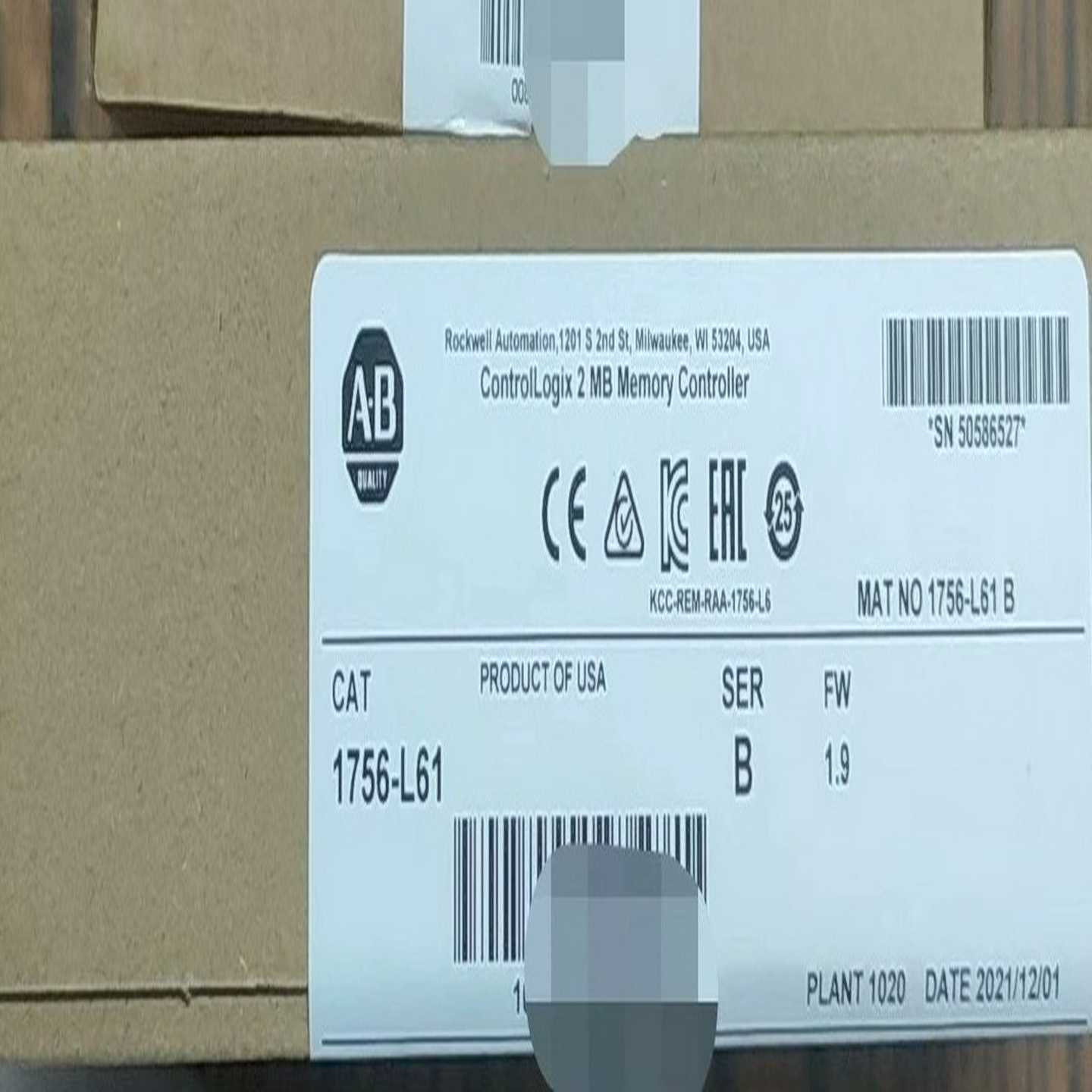 1756-L61SGuardLogix处理器带2Mbyte（零零电子）