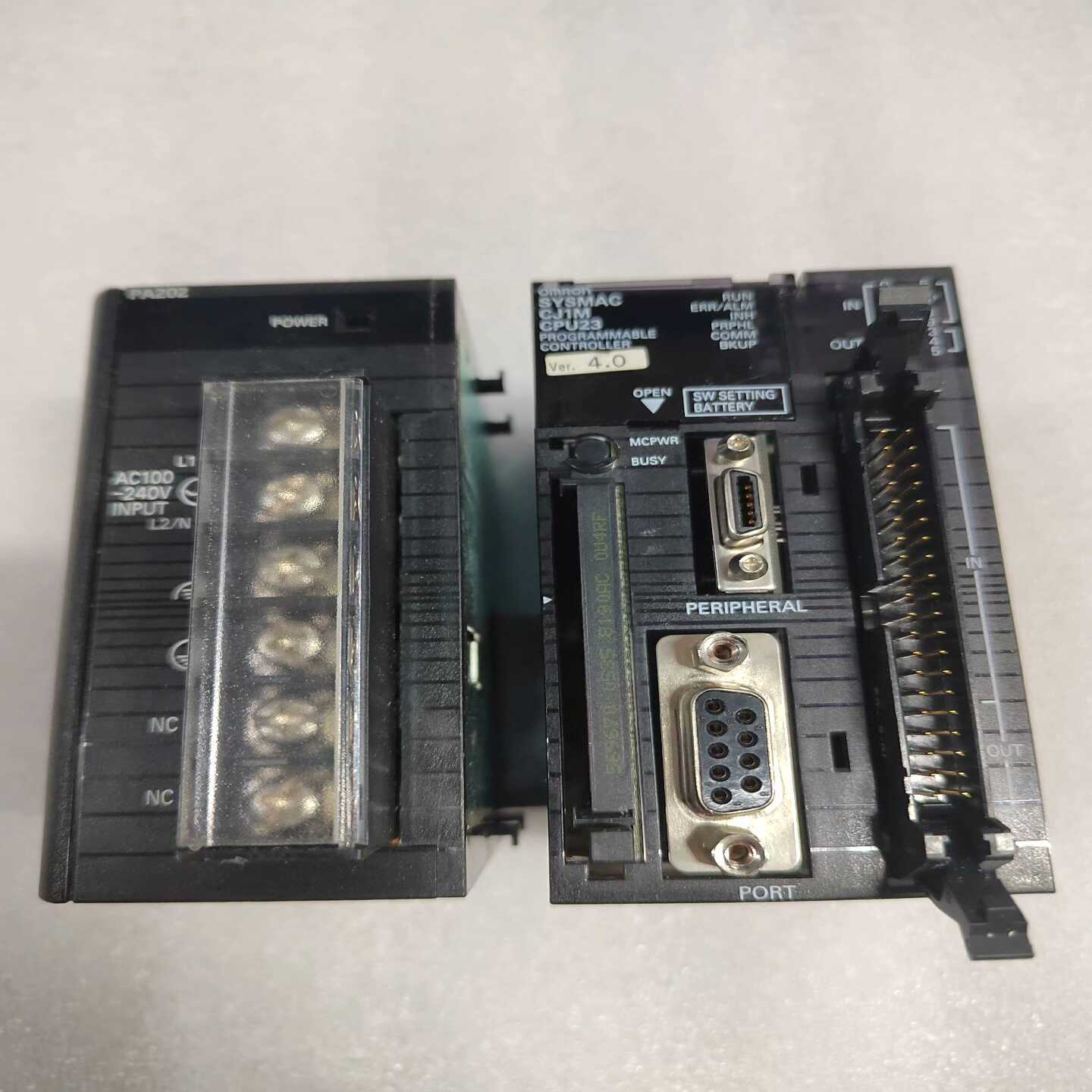 【议价】CJ1M-CPU23CJ1W-PA202一套，如图适用