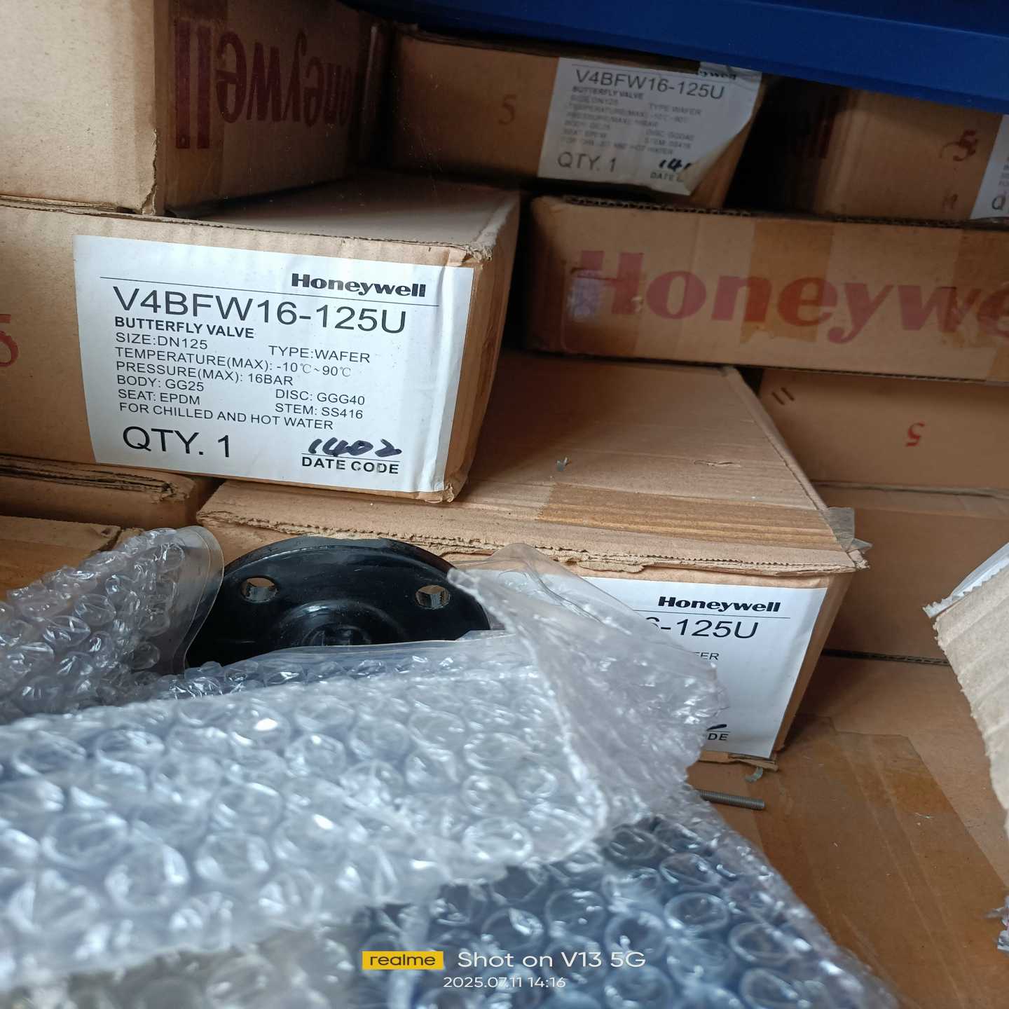 霍尼韦尔V4BFW16-125U蝶阀，全新原装正品，带原厂包--议价商品