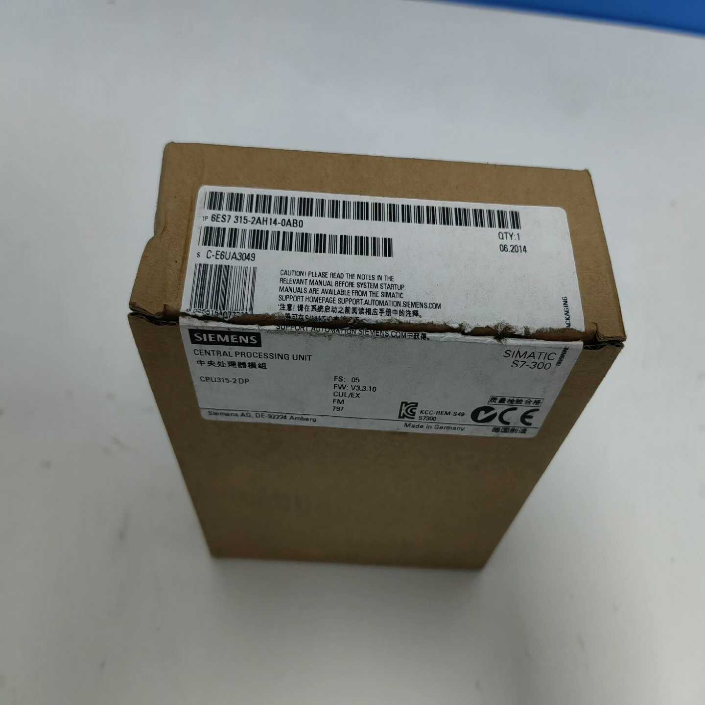 CPU315-2DP开封6ES7315-2AH1询价