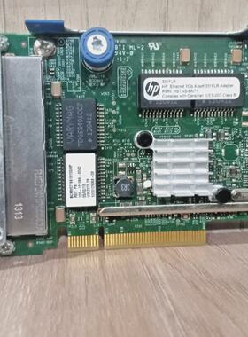 1PC HP 634025001 REV 0A ENTHERNET ADAPTER 4PORT 331FLR  EDC0