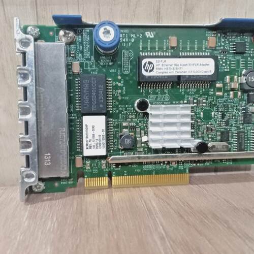 1PC HP 634025001 REV 0A ENTHERNET ADAPTER 4PORT 331FLR  EDC0