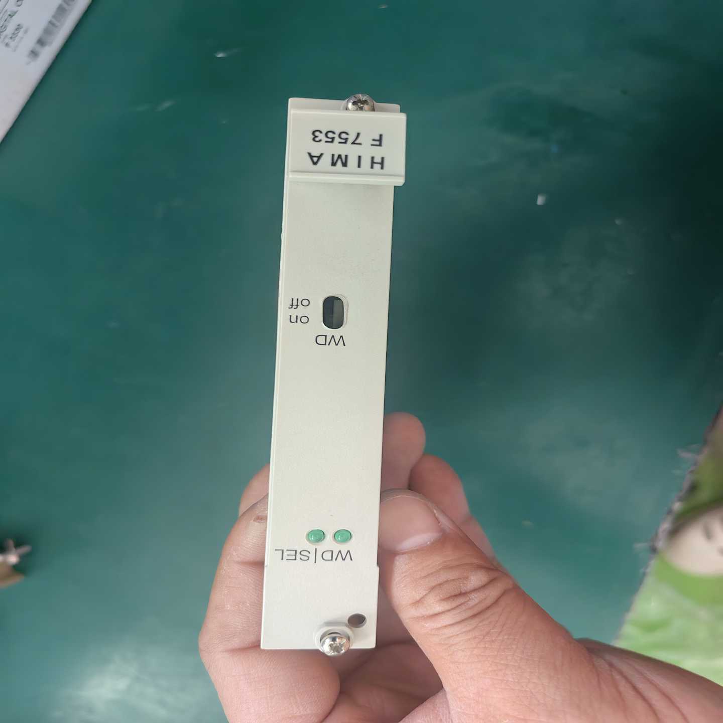 出售二手拆机HIMA德国黑马F7553卡件模块，型号F755