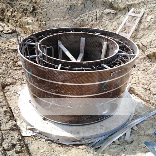 圆柱木模板弧形模具井筒模板防水建筑圆模板耐磨柱子工程电力基础