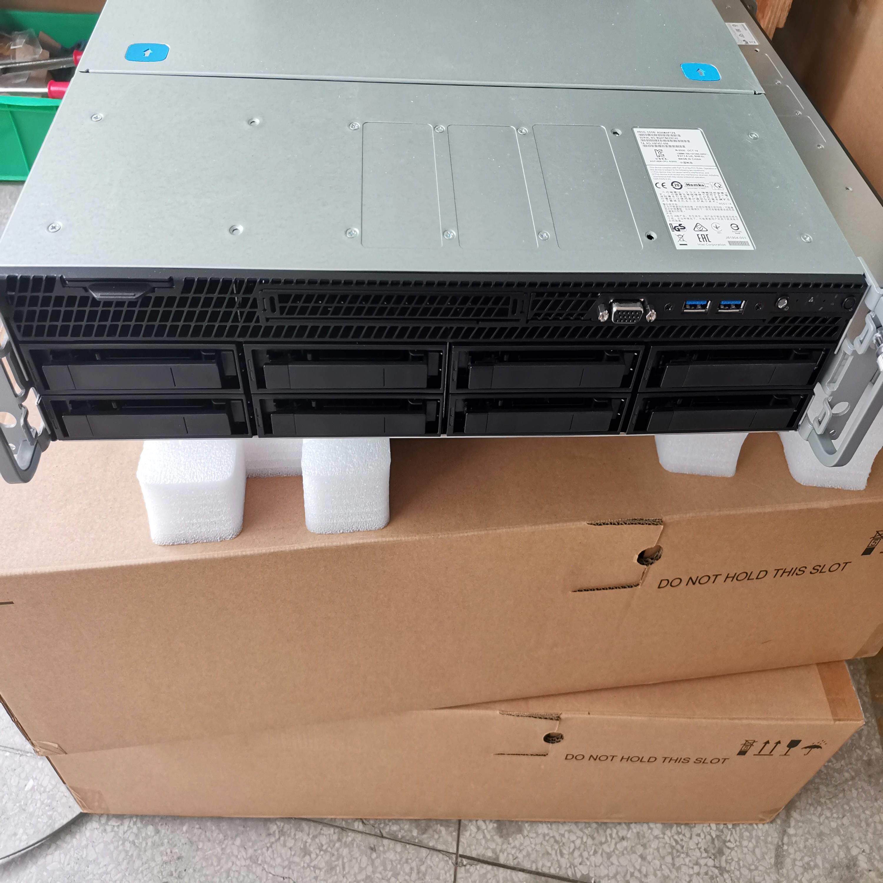 配件intel R2308WFTZS24DIMM1300W8盘位M2U2*4双GPU傲腾议价