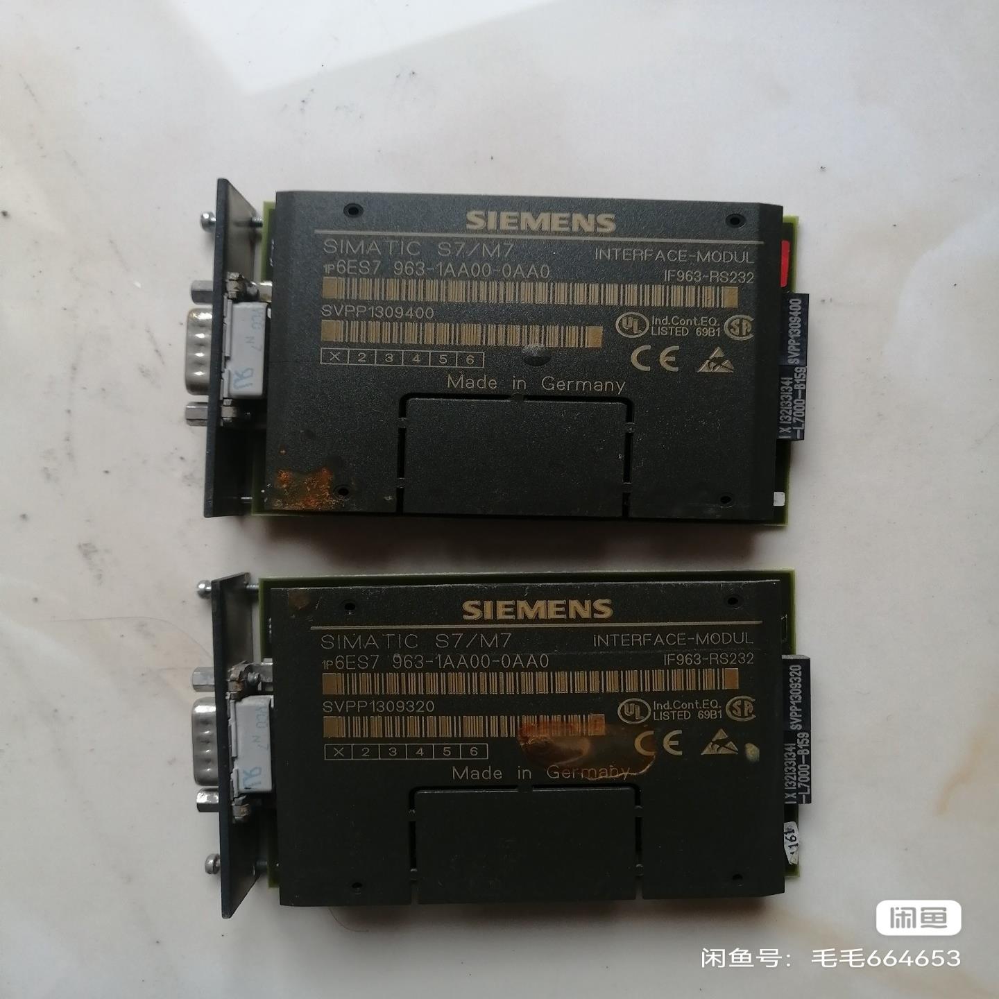 6ES7963-1AA00拆机二手西门子400plc模块--议价商品