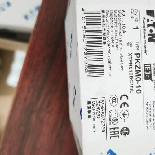 议价伊顿穆勒PKZM0-10进口马达保护断路器UL CSA EATON标非MOELLE