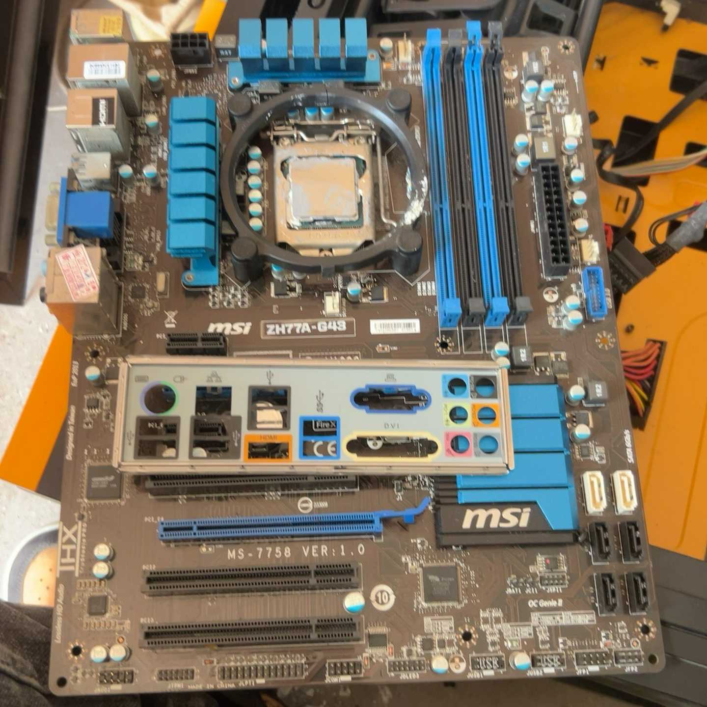 （议价）微星Z77AG43主板，e31230v2