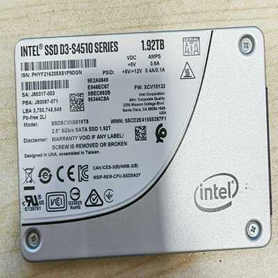 IntelS45101.92T企业级固态硬盘，国行在保-议价