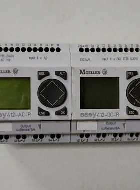 正品金钟穆勒编程控制器EASY412-DC-R，二手实拍