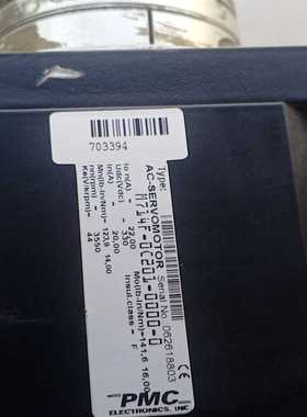 PMC伺服电机M714F-0C201-0000-0，成色【落红设备】