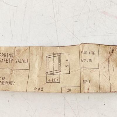 Bobine Ressort  Huile Soupape de Scurit PN 100 Pour Tanabe H