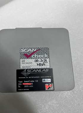 （霸霸电子）SCANLAB振镜 basicube 10 355nm年份新