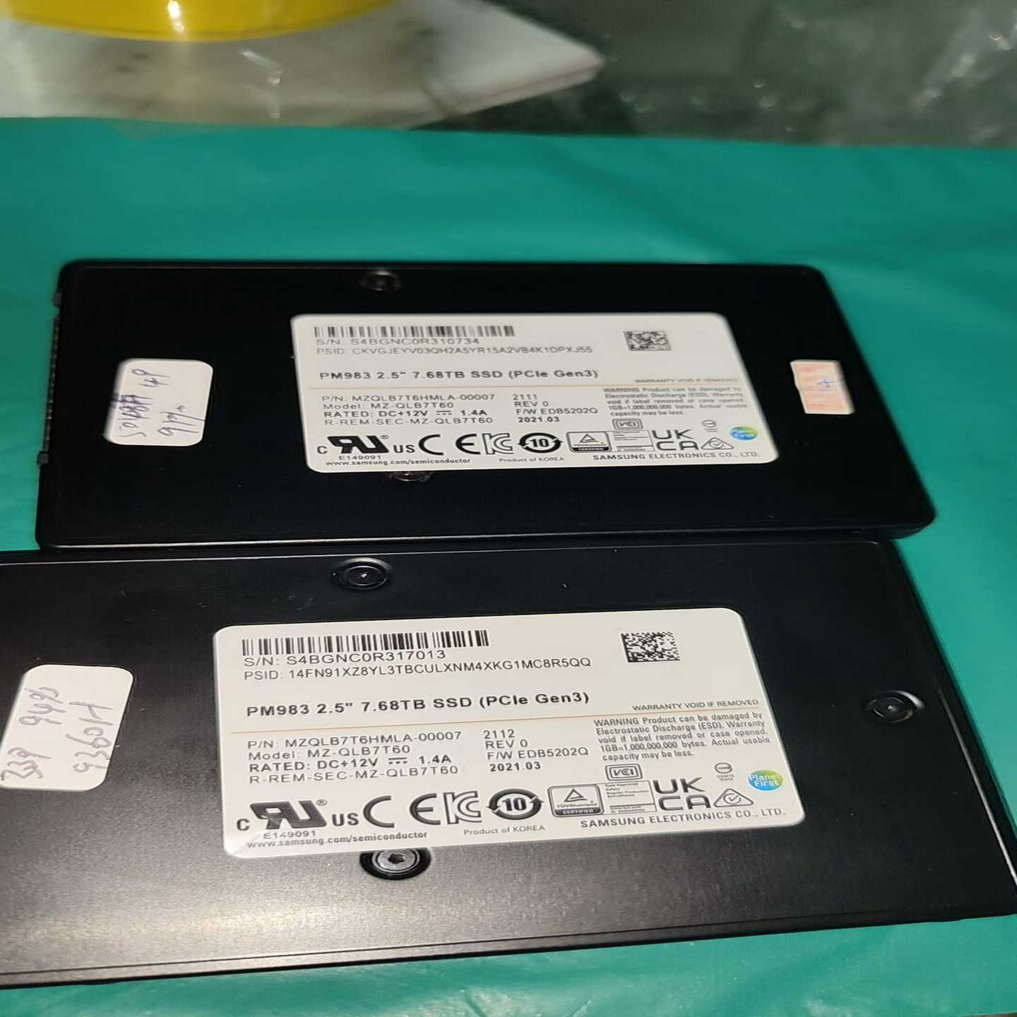 现货20个Samsung三星pm983U.2NV--议价商品