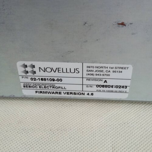 询价-NOVELLUSElectrofill控制器021