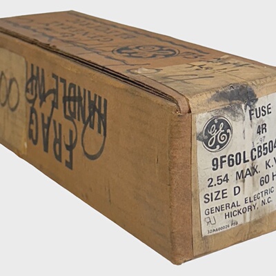 NEW SEALED GENERAL ELECTRIC 9F60LCB504 4R FUSES 2.54kV MAX S