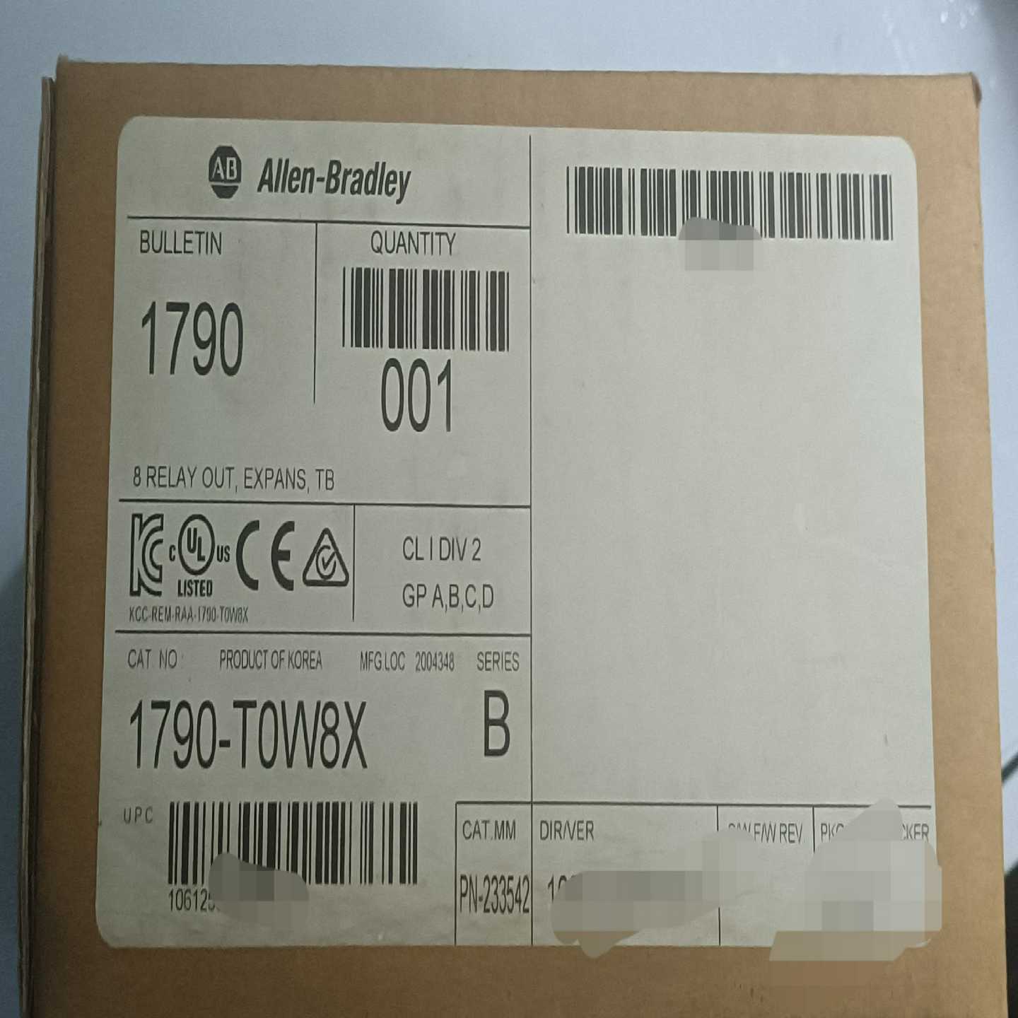 AB罗克韦尔1790-T16BV0X1790-T0B适用