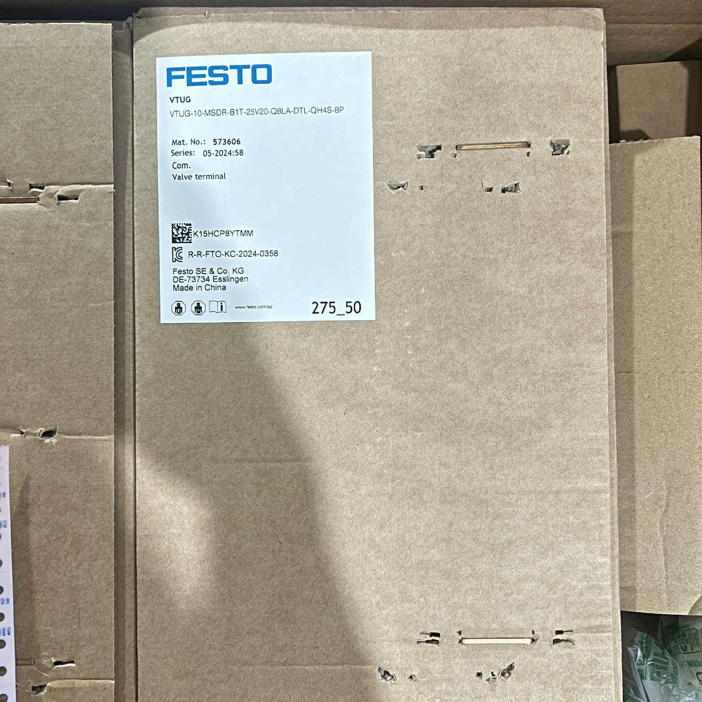 费斯托阀岛VTUG-10-MSDR-B1T-25V20-Q8【博航商行】