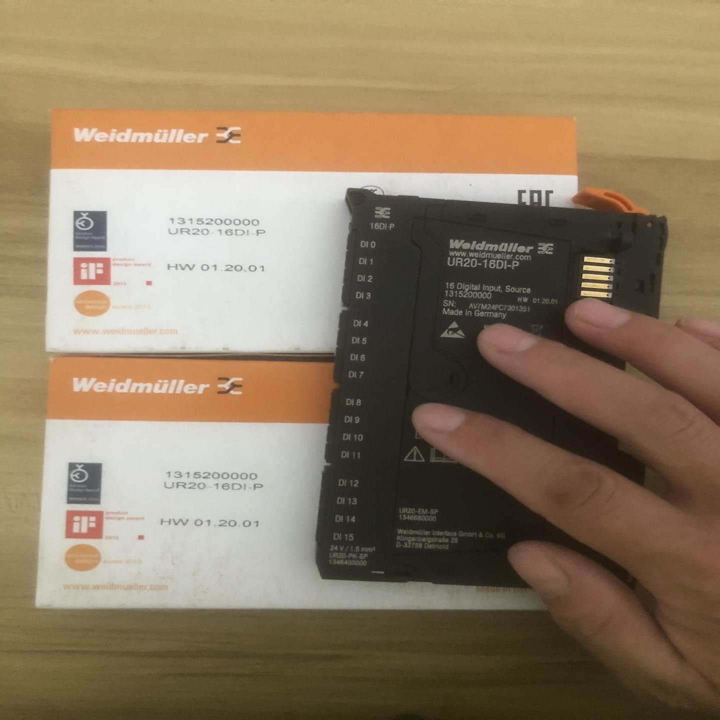 全球魏徳米勒WeidmuIIer模块UR20-16DI-P实