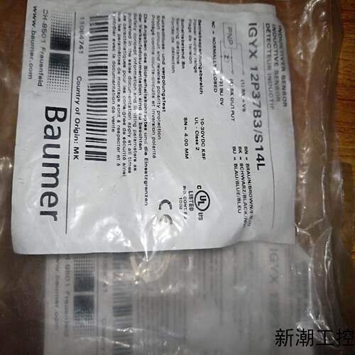 Baumer堡盟IGYX  12P37B3S14L接近开关议价商品