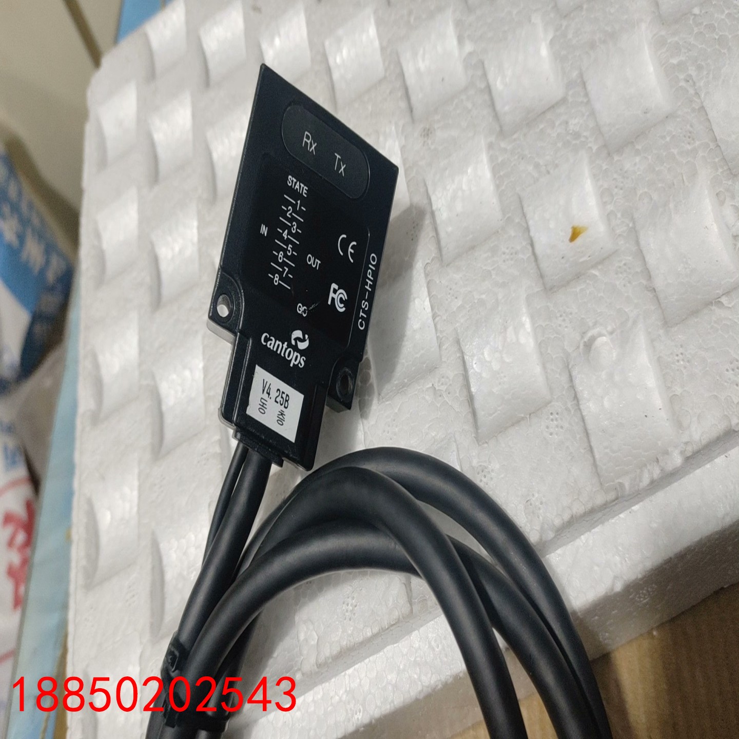 【请询价】cantops光纤传感器CTS-HPIO拆机件实物拍摄如