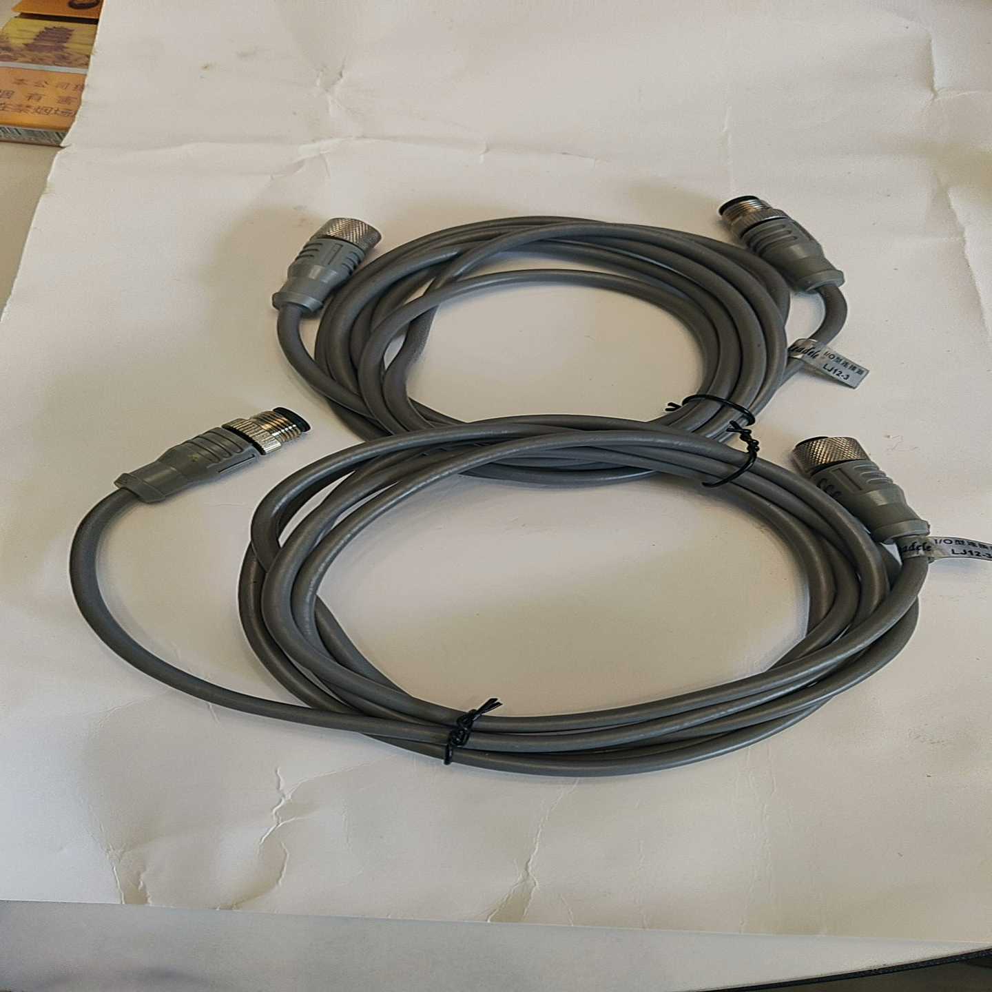 1/O型连接器，型号，LJ12-3，2条，线长2米，不专业，--议价商品