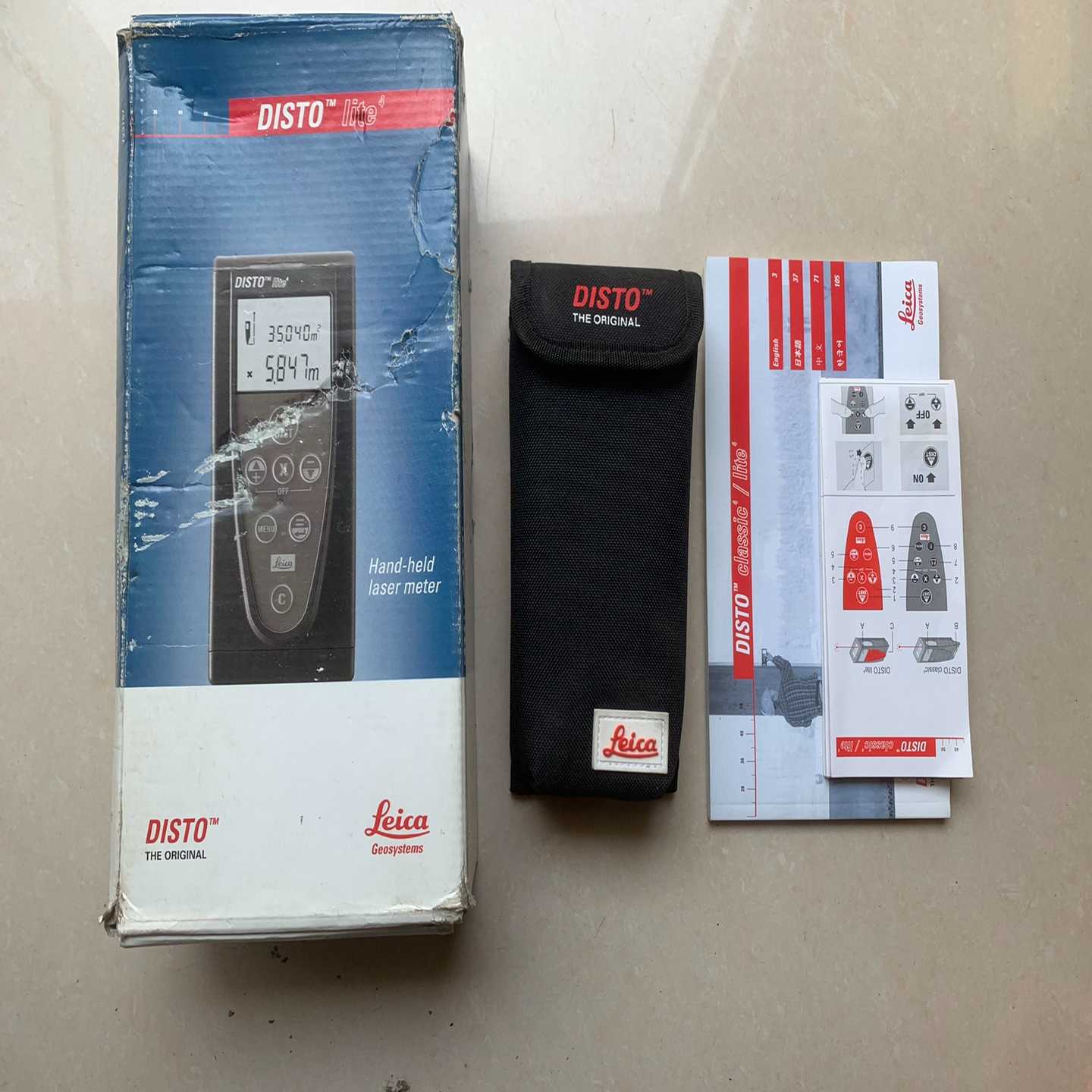 徕卡激光手持式测距仪DISTO LITE4，进口，实物拍【博航商行】