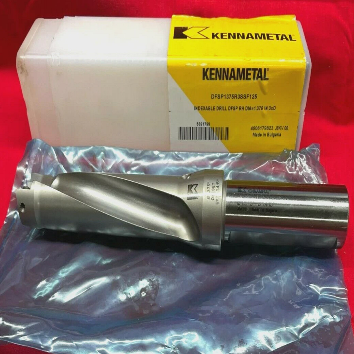 KENNAMETALINDEXABLEDRILLDFSP1375R3SSF125DIA1.375IN3XD