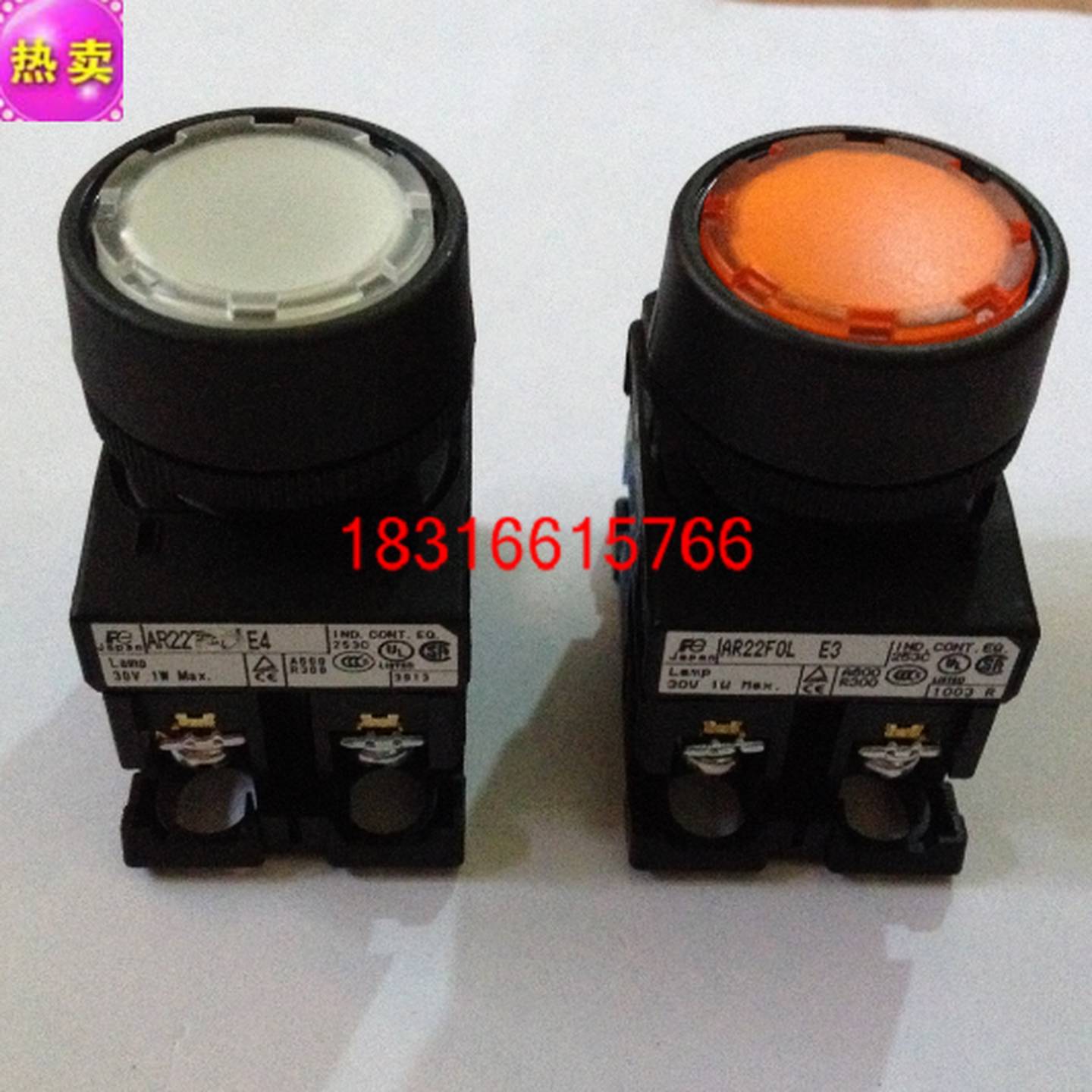 议价-100﹪全新原装进口正品日本Fe富士按钮开关AR22FOLE3E4