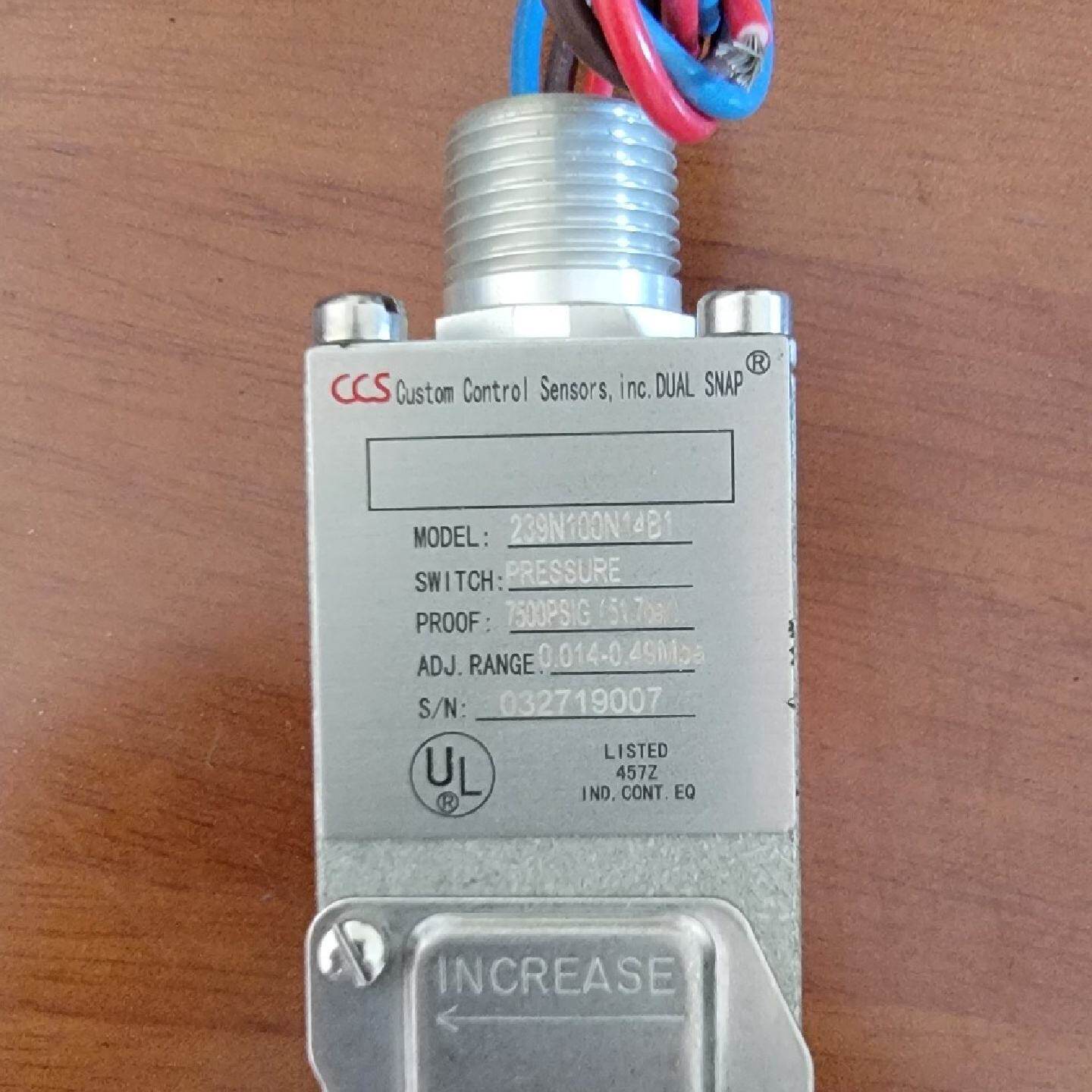 【议价】ccs239n100n14b1压力开关适用702